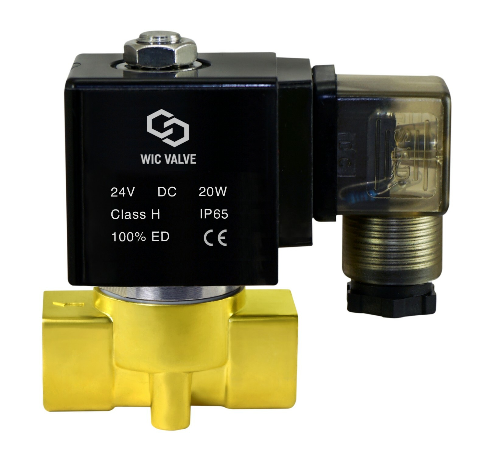 1/4″ Inch Brass Fast Response Electric Solenoid Valve Normally Closed 24V DC