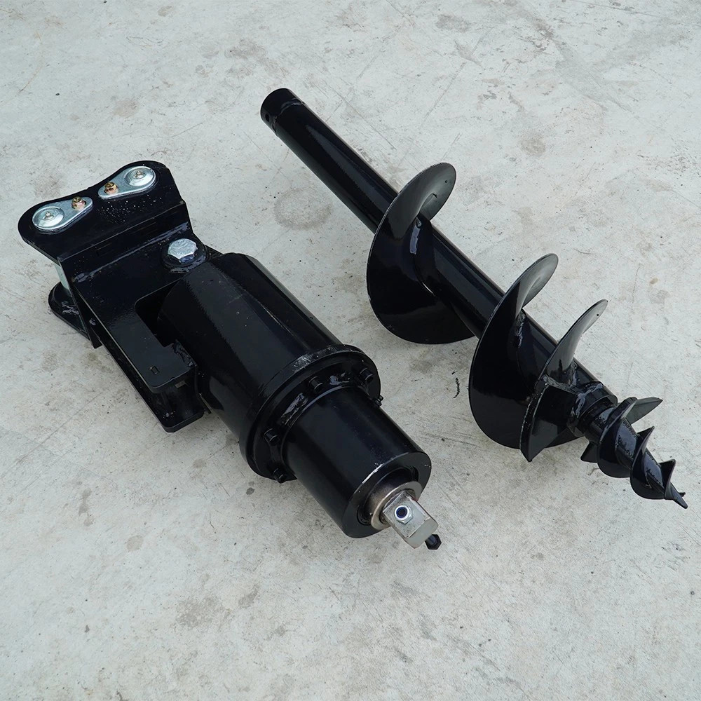 Mini Excavator Attachment Hydraulic 300mm Auger Drill with 25mm Pin FREE SHIP