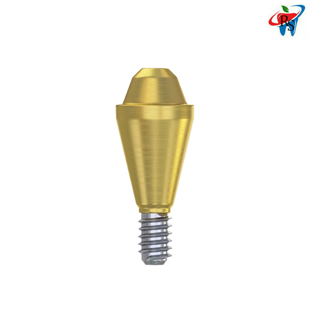 1x Kit Prosthetic Straight Multi Unit 1.6 NP Conical Connection 2.25 Titanium