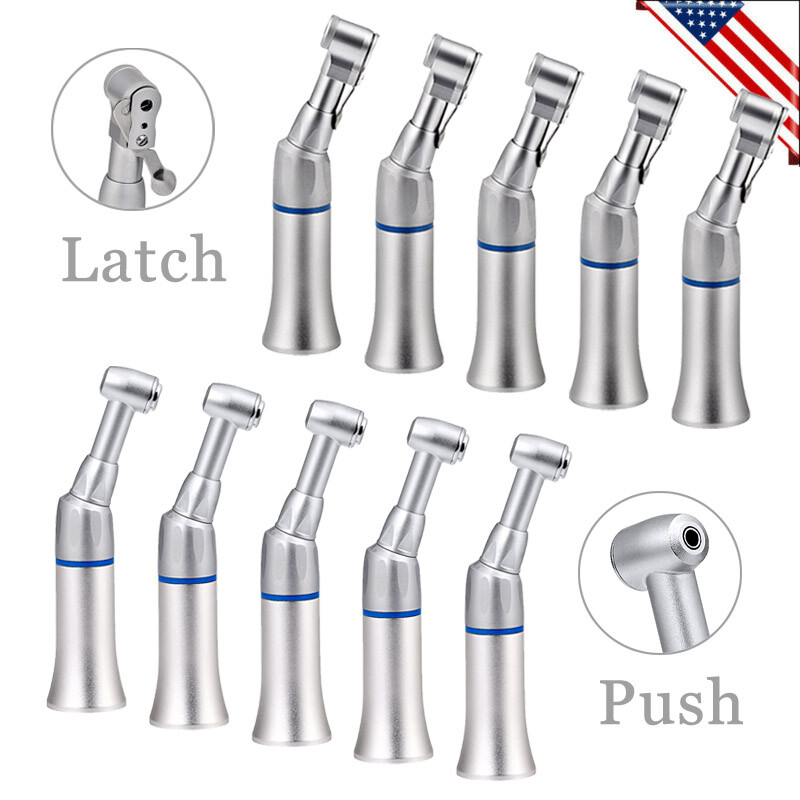 Dental Slow Low Speed Handpiece E-type Push Button/ Latch Contra-Angle NSK Style