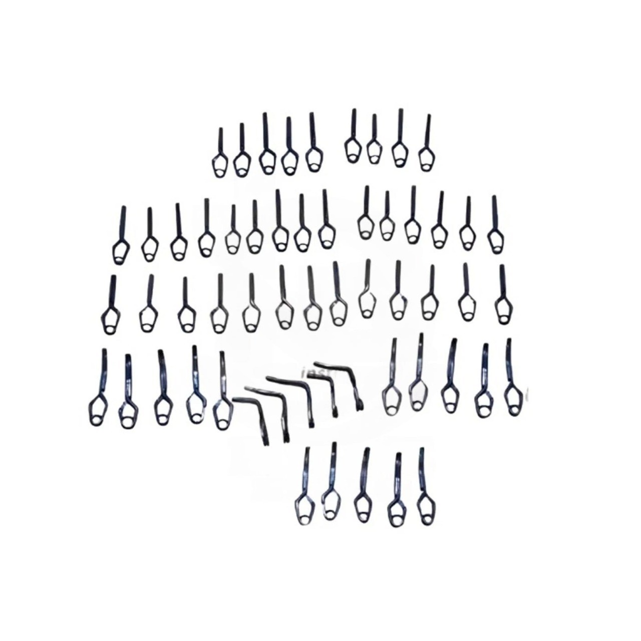 50 PCs Neurosurgery Aneurysm Clips Premium Titanium Surgery Instrument Set