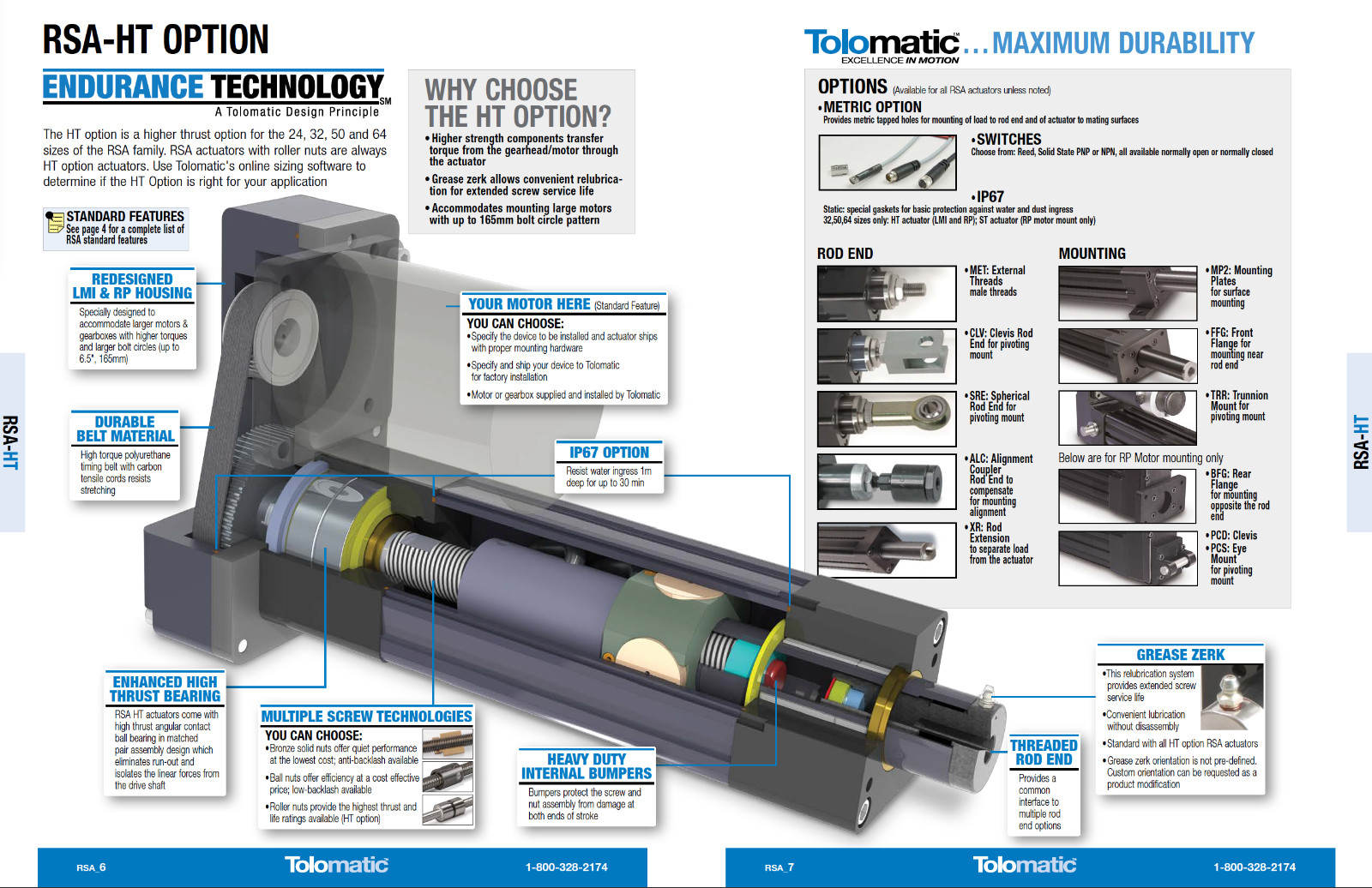 Tolomatic RSA-HT, High Thrust 11″ Linear Actuator