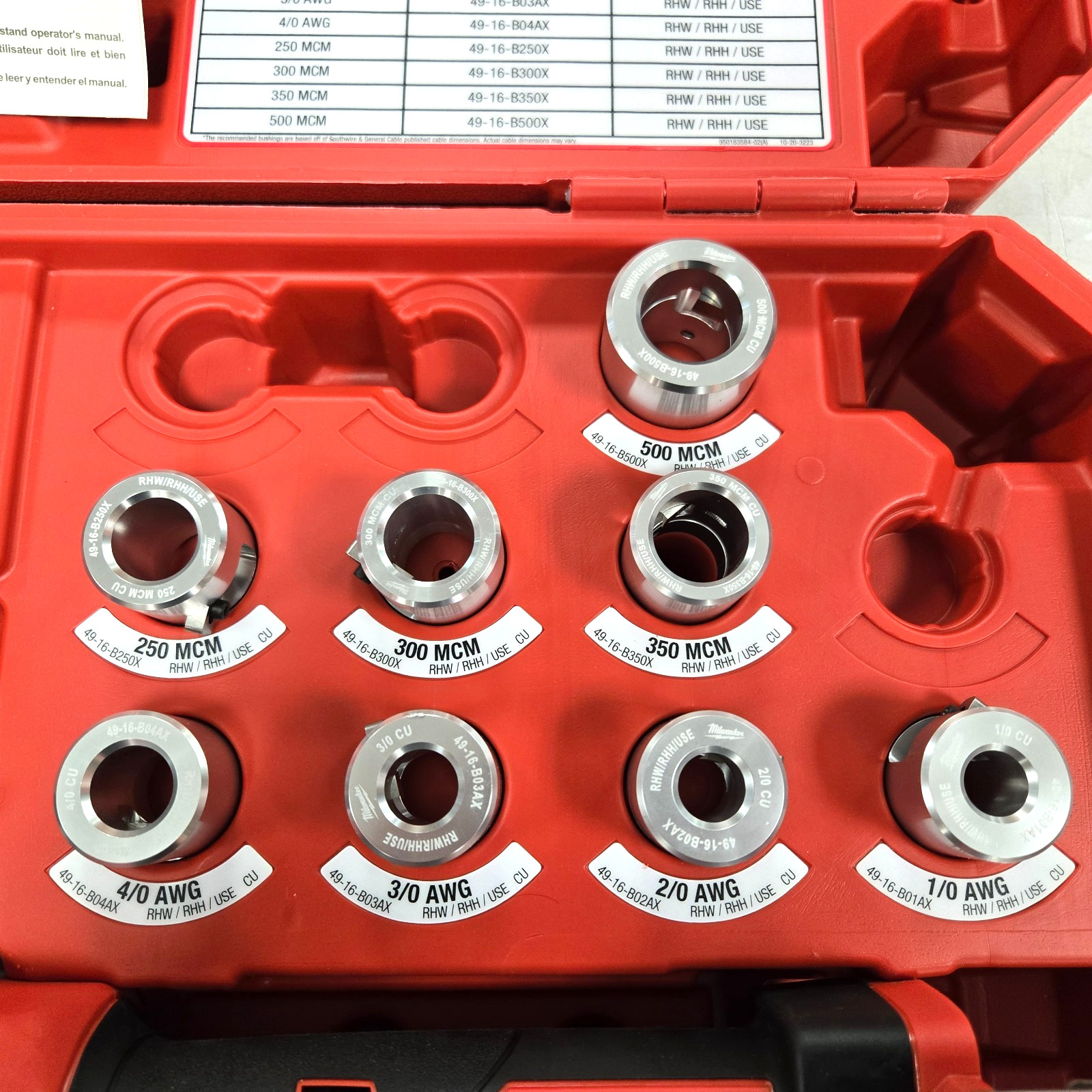 FACTORY RECONDITIONED Milwaukee 2935X-21 M18 Cable Stripper Kit for RHW RHH USE