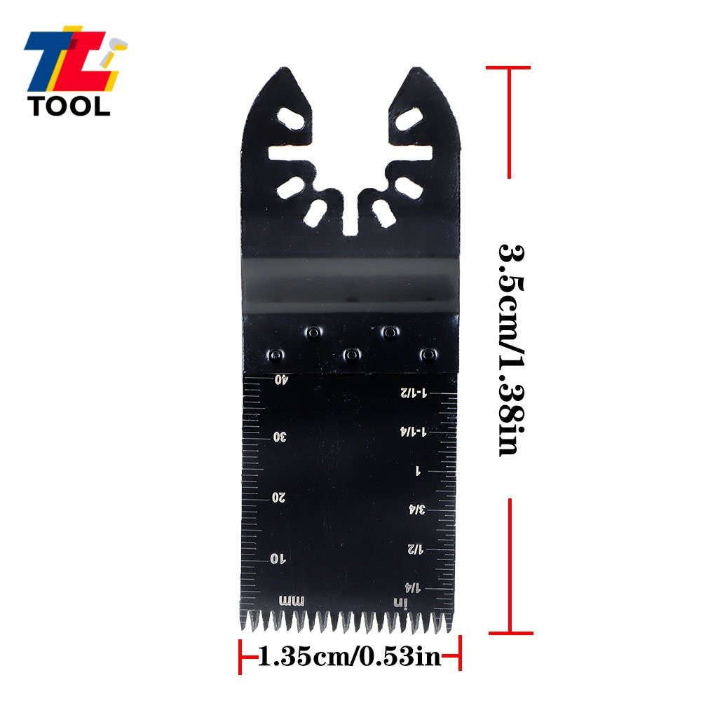 48 Pack Bi-Metal Oscillating Multi Tool Saw Blades 24Pcs 1-3/8 & 24Pcs 1-3/4
