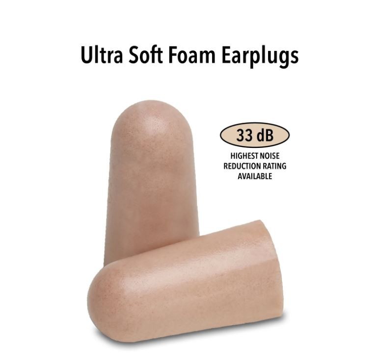 Mack’S Ultra Soft Foam Earplugs, 50 Pair – 33Db Highest NRR, Comfortable Ear Pl