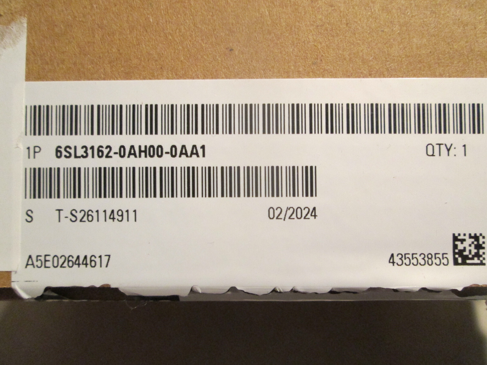 SIEMENS 6SL3162-0AH00-0AA1 Replacement Fan **NEW**