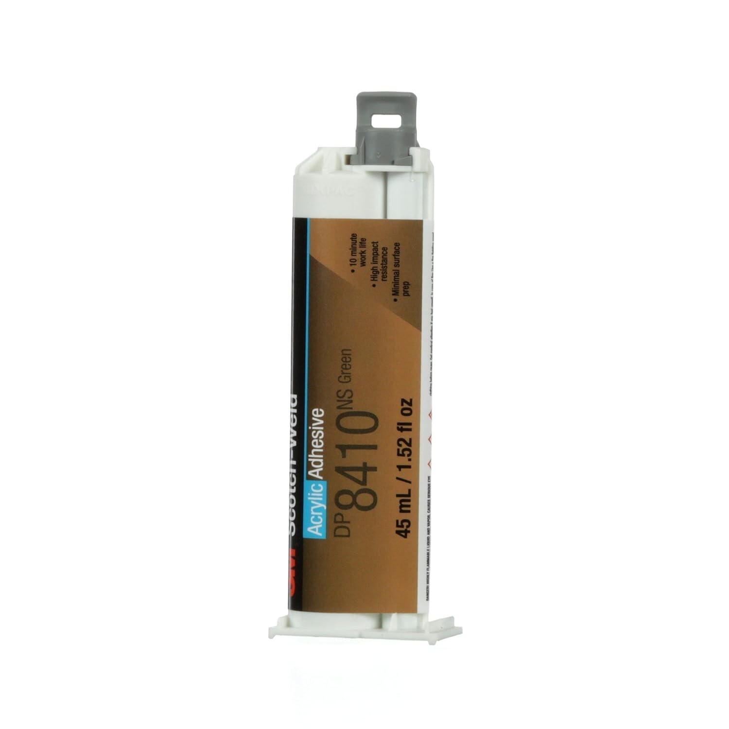 3M Scotch-Weld Acrylic Adhesive DP8410NS, Green, 45 mL Duo-Pak