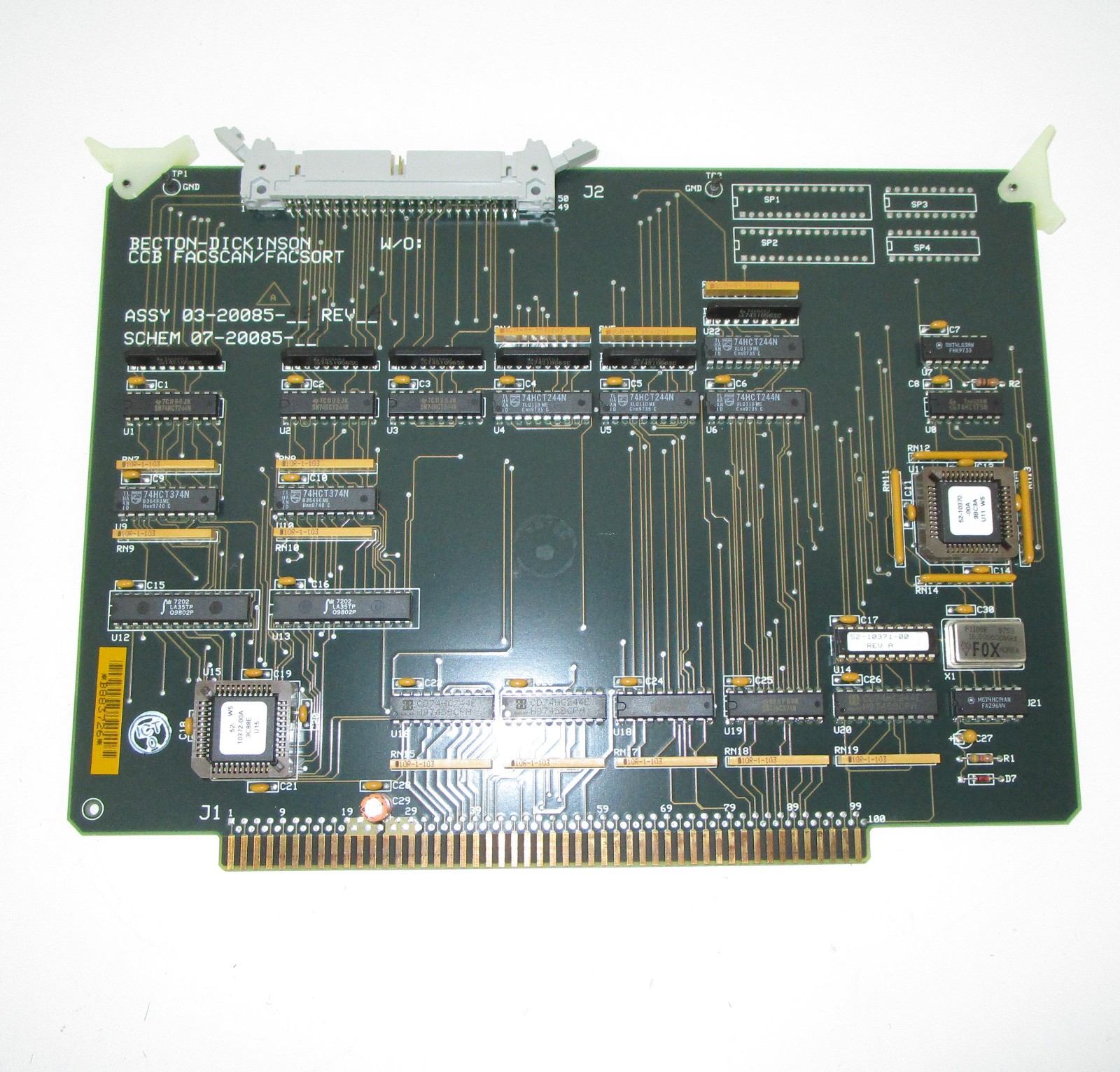 Becton Dickinson CCB FACSCAN/FACSORT 03-20085-03 rev A