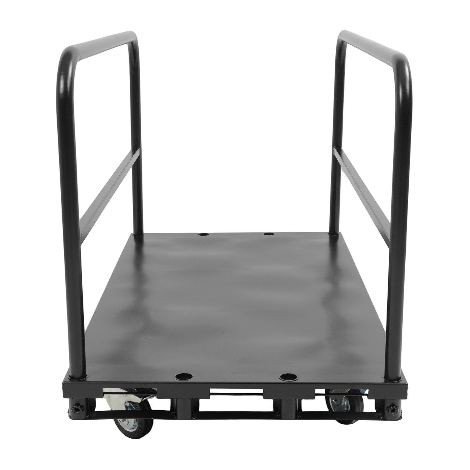 2200 lb 2- in-1 Drywall Sheet Cart, Lumber Platform Truck Dolly Cart W/4 Casters