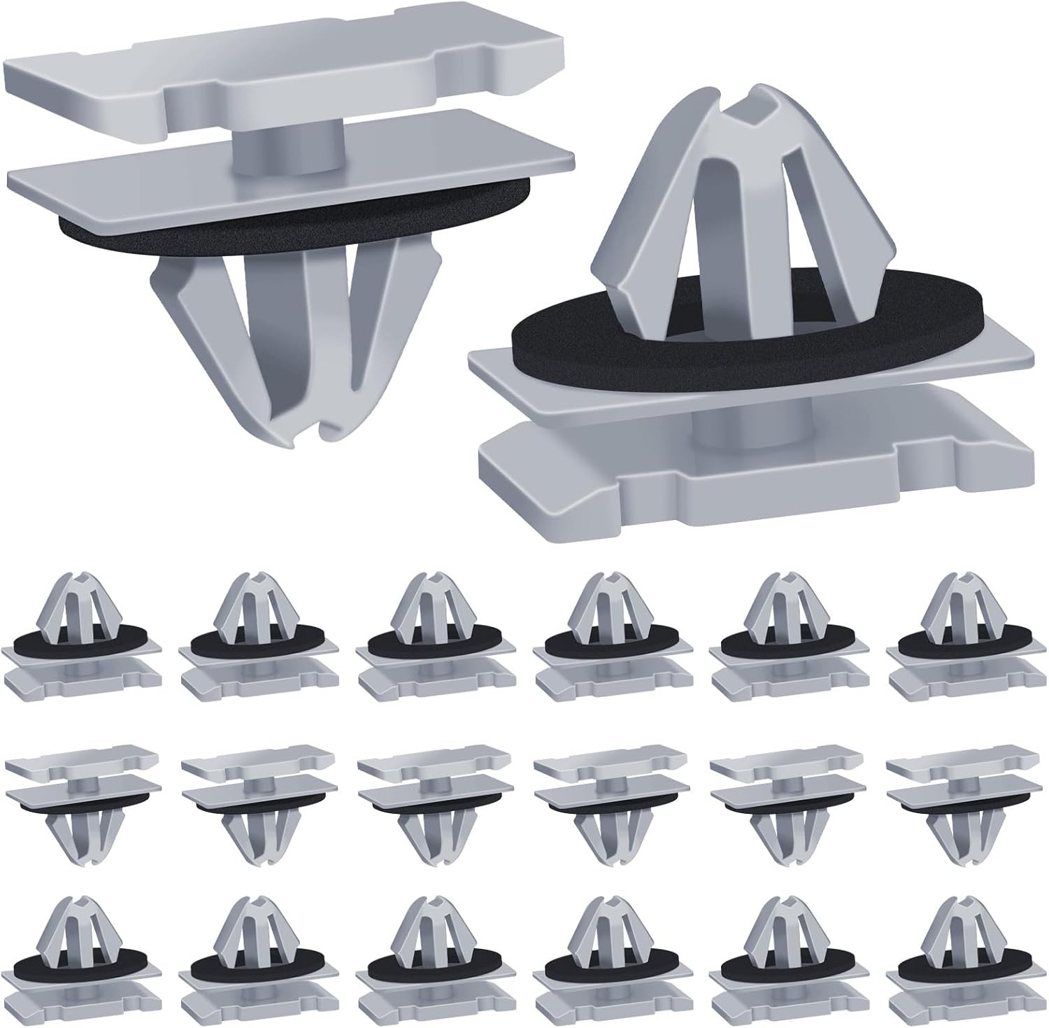 20 PCS Fender and Bumper Rocker Panel Trim Clips with Door Molding