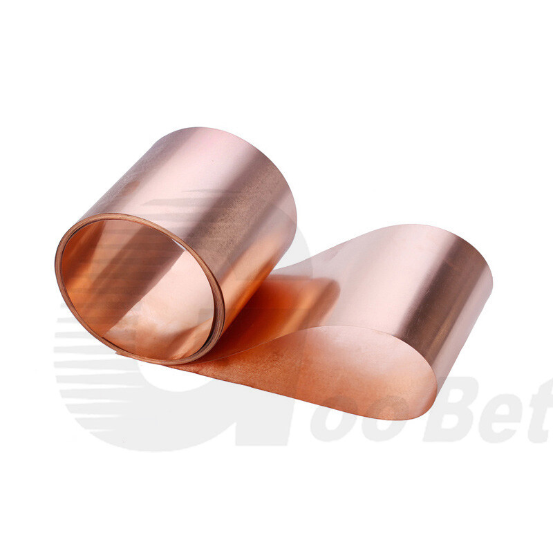 Thickness 1.0mm 99.9% Pure Copper T2 Cu Metal Sheets Foil Plate Strip Band Roll