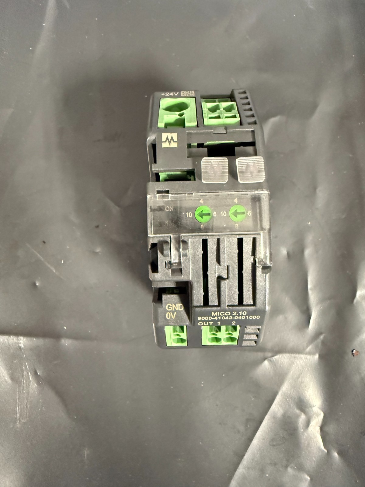 MURR 9000-41042-0401000 MICO 2.10 D-71570 2 Channel Circuit Protector 24VDC