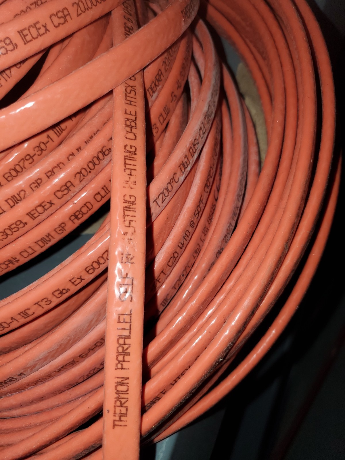 Thermon Parallel Self-regulating Heating Cable HTSX 6-1-OJ 25ft