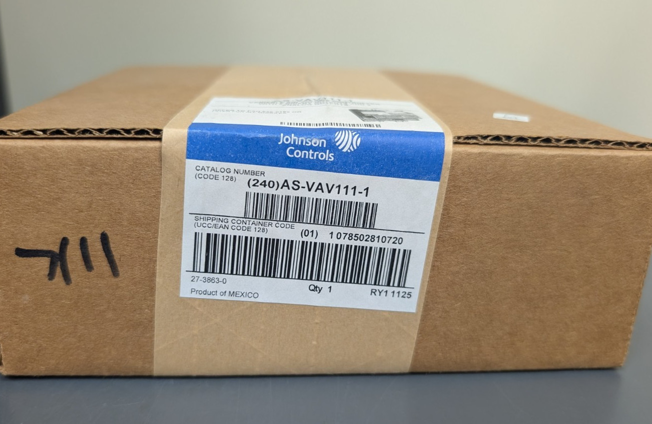 Johnson Controls AS-VAV111-1 Variable Air Volume Controller New In Box Sealed