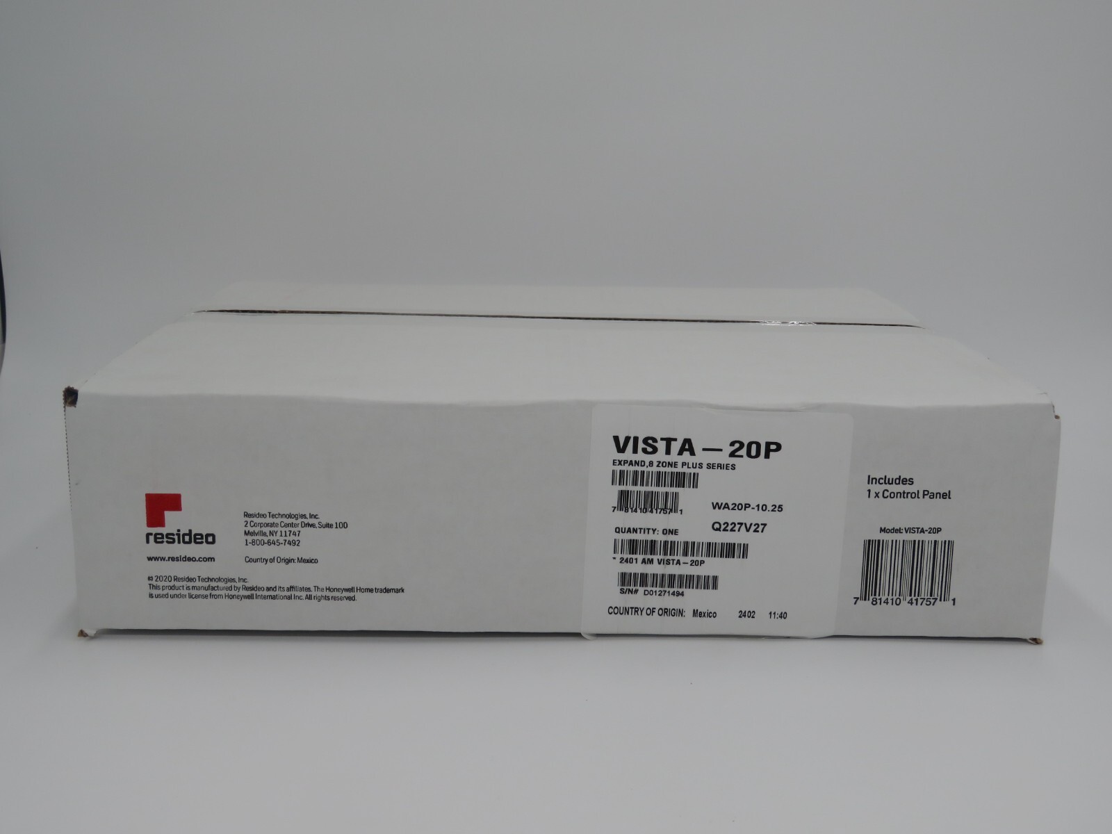 HONEYWELL VISTA-20P ADEMCO 48 ZONE CONTROL PANEL