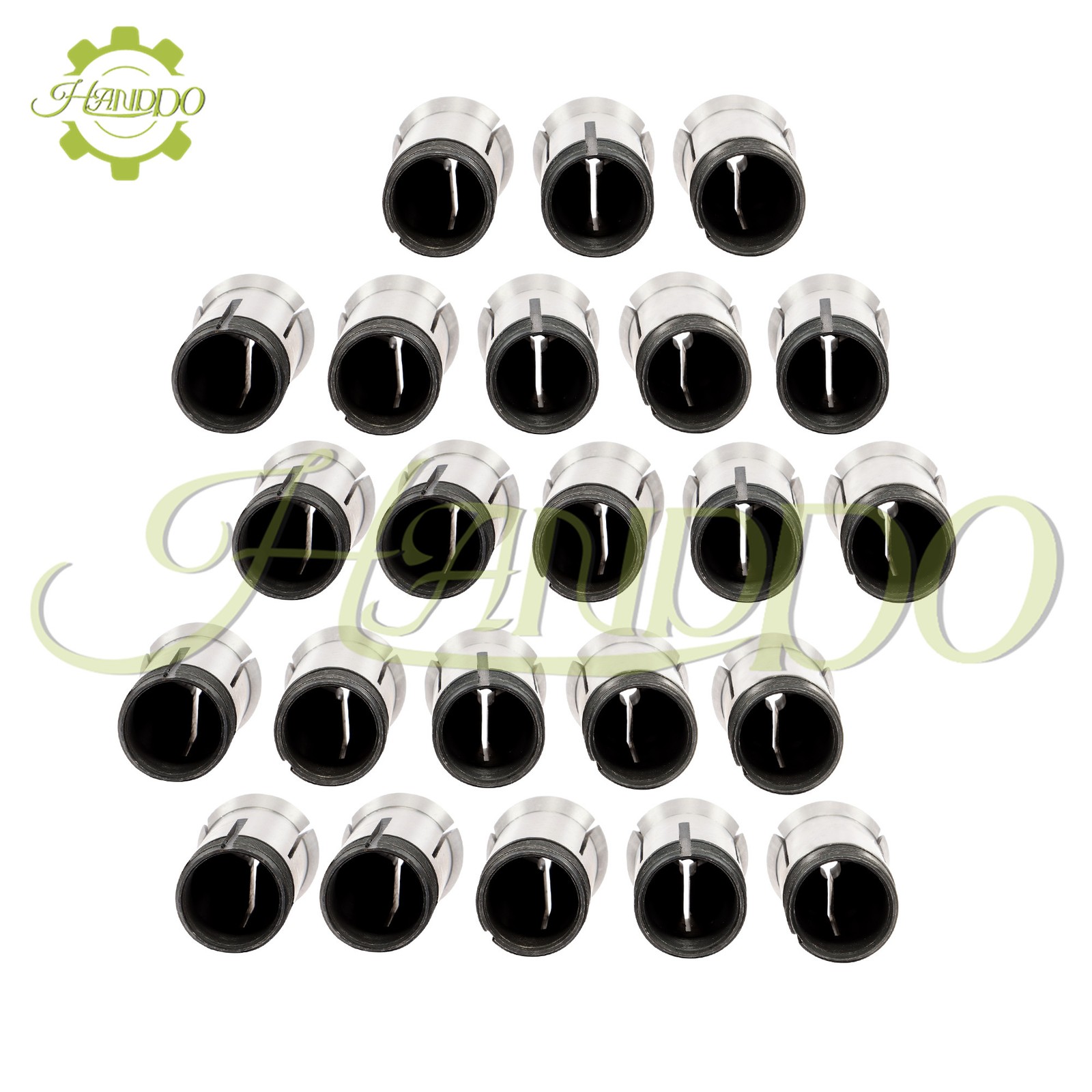 23 Piece Metric 5C Collet Set 3mm – 25mm × 1mm High Precision 0.0005″ Accuracy