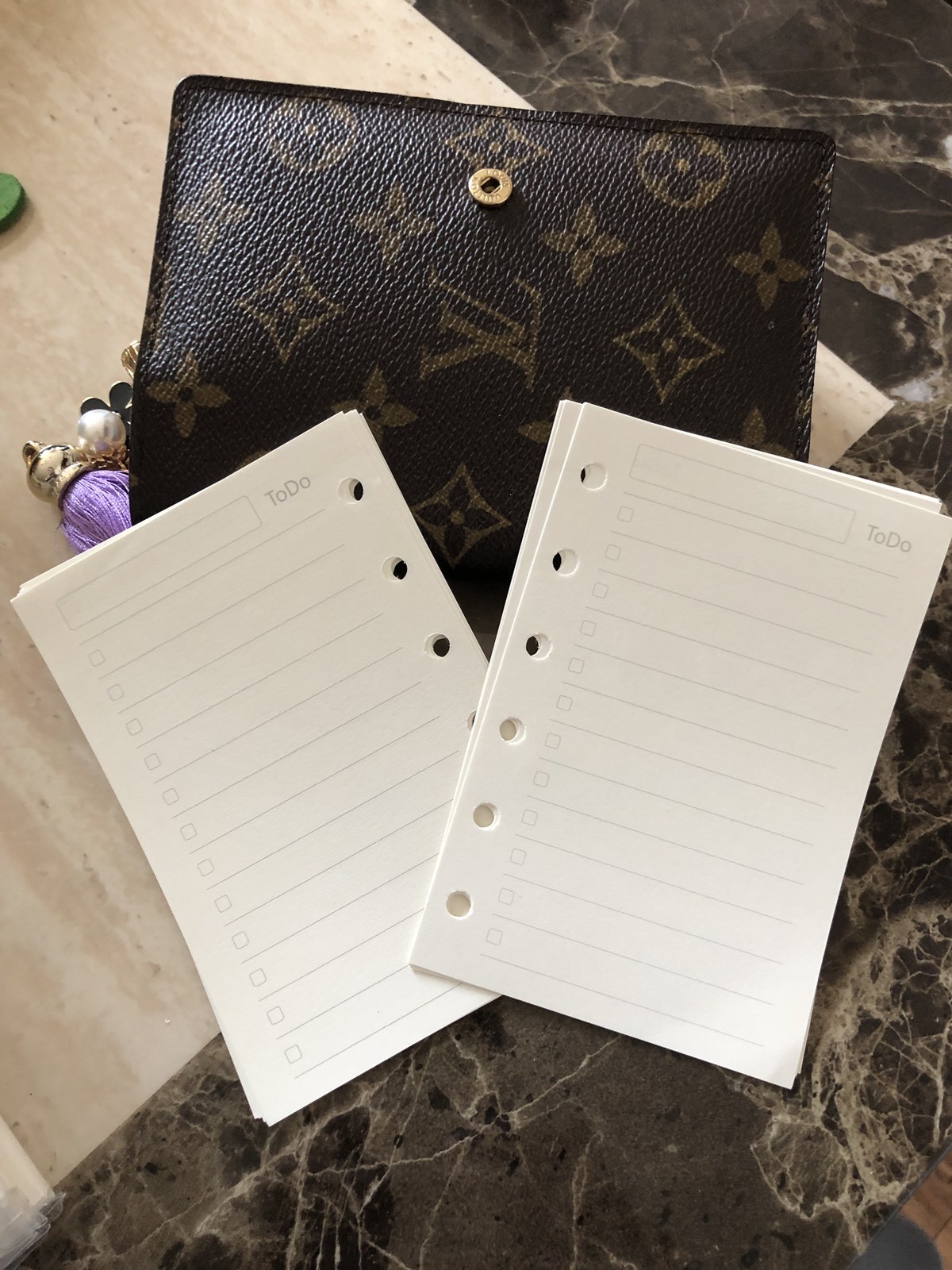 Agenda-PM-Inserts-Blank-Monthly-Weekly-Refills Fits For PM Size Agenda #00014