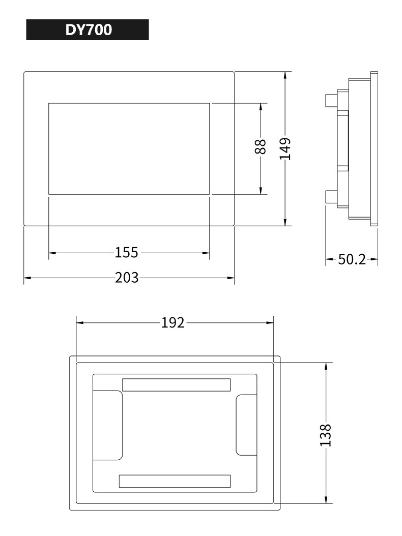 DAYSENSOR 4 Column Load Cell Sensor withl Instrument Indicataor,Accurate Reading