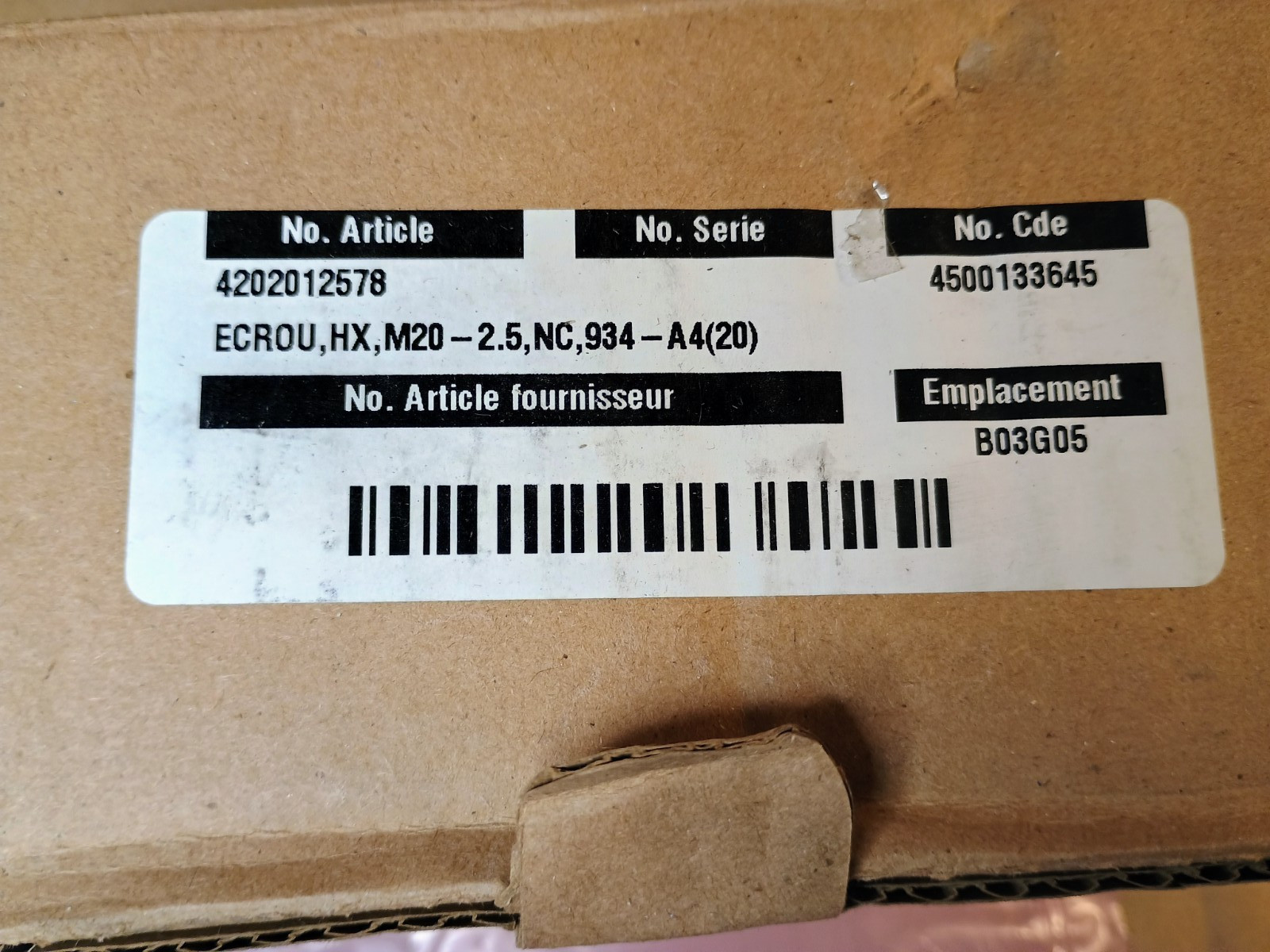 20, M20-2.5 Hex Nut NC DIN 934, A4 SST 20mm – Fast Ship