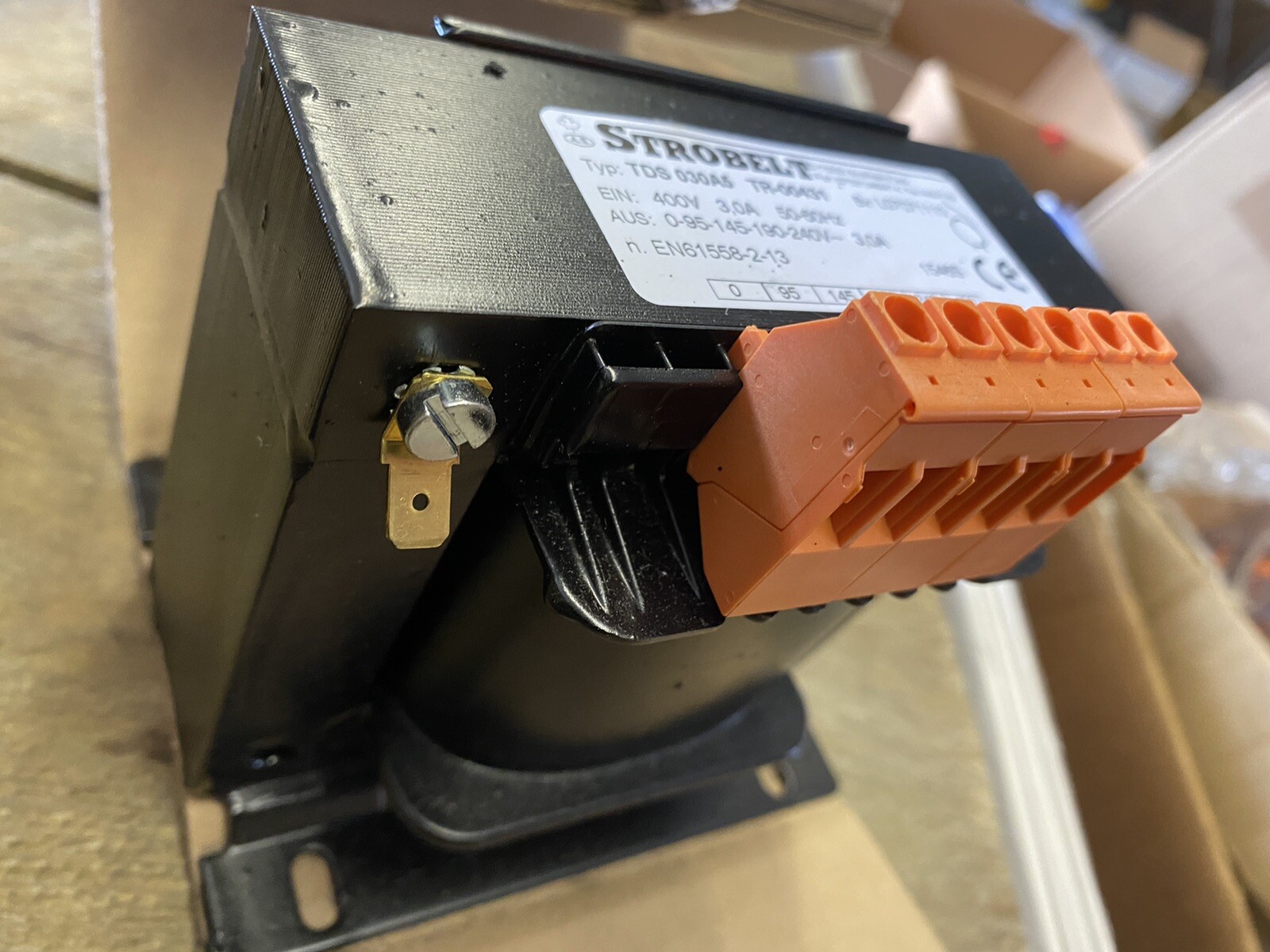 TDS 030A5, Transformer 3A, 400V, IP00, 5 Steps, Set of 2 Pcs.