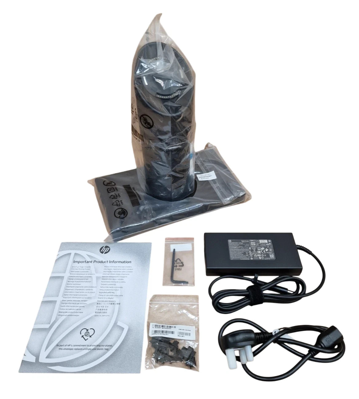 NEW HP Engage One AiO System Rotate/Tilt Stand with Integrated Column Printer