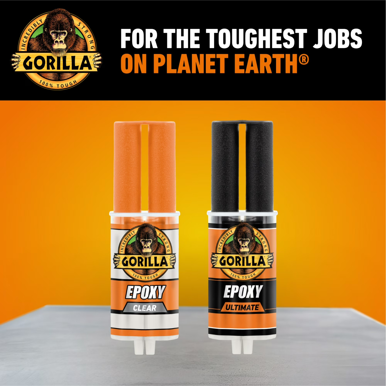 Gorilla 2 Part Epoxy, Clear Epoxy, 0.85 Ounce Syringe (Pack of 1) – 5 Minute Set