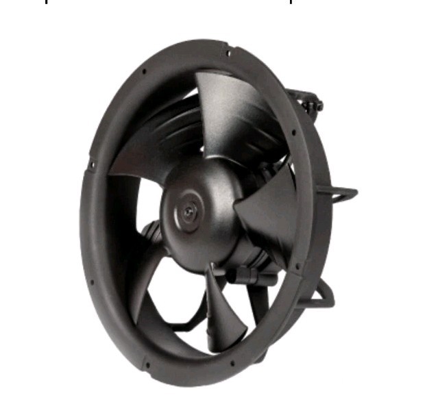 EPEC AC Fan Motor EC EFP Fan Pack with Wallring, 0-1550rpm 0.25A 230VAC 50/60Hz