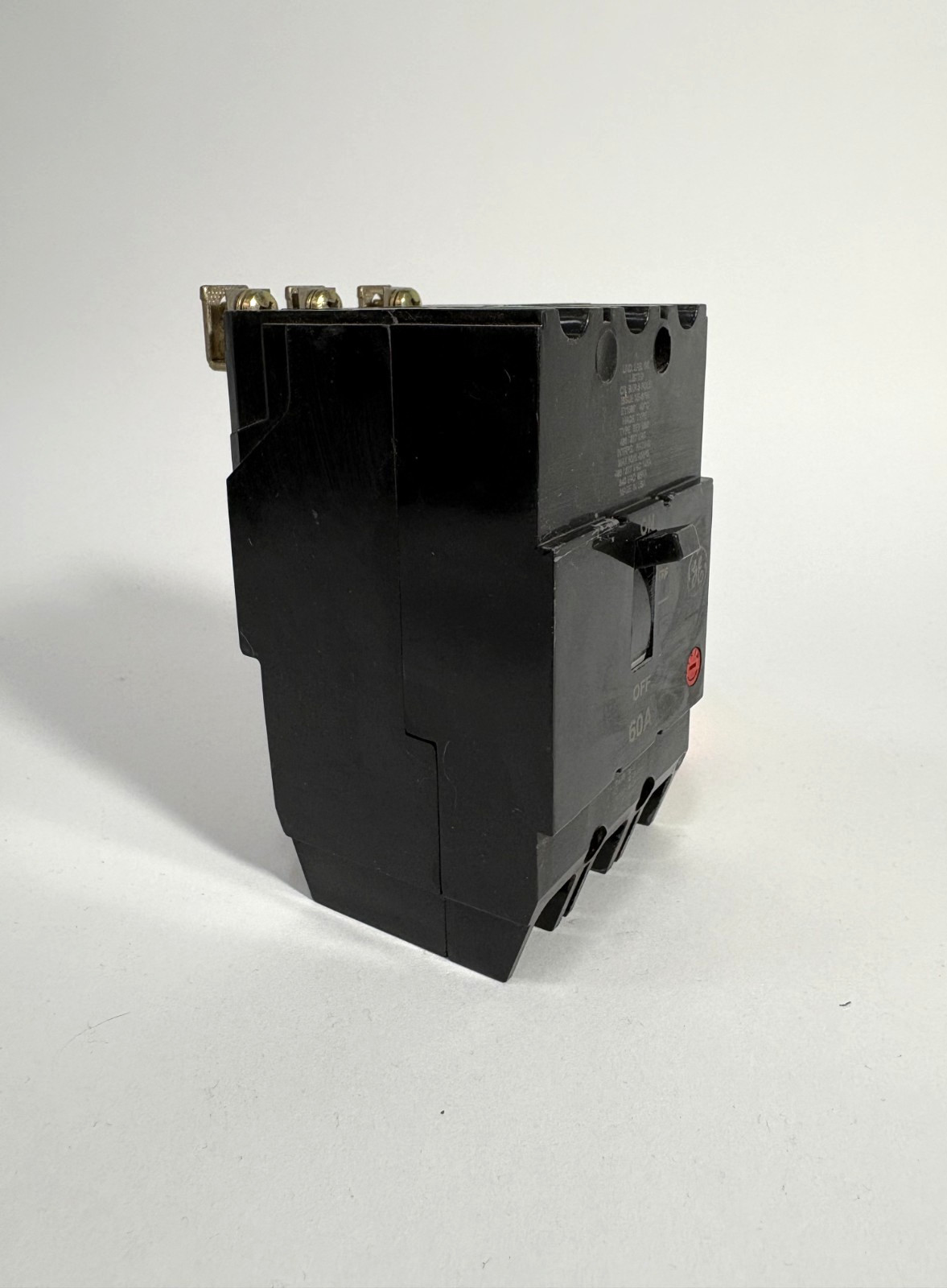 General Electric TEY360 Type TEY MO2 3 Pole 60A 480V Molded Case Circuit Breaker