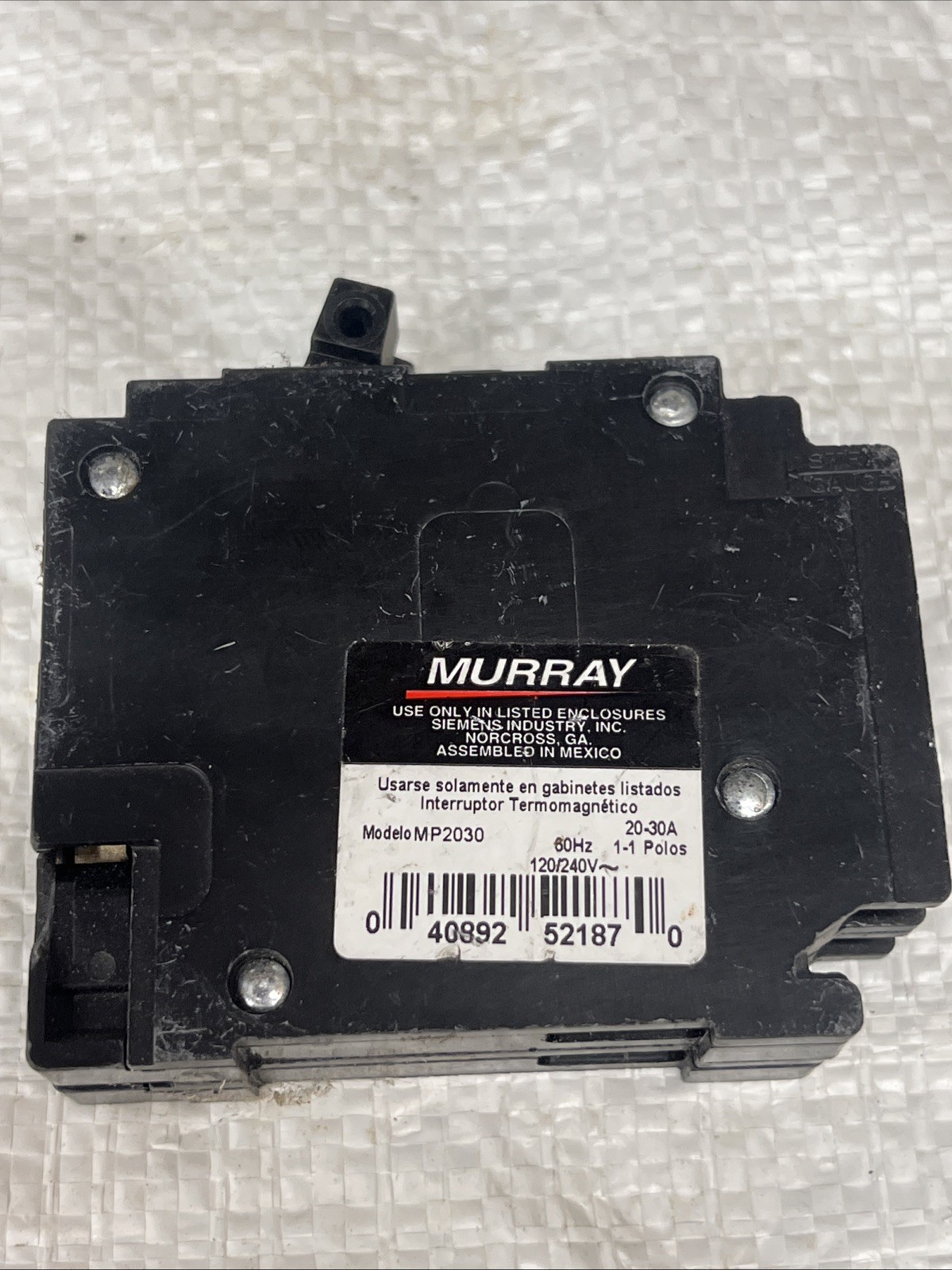 MURRAY MP2030N MP2030 TYPE MH-T Circuit Breaker