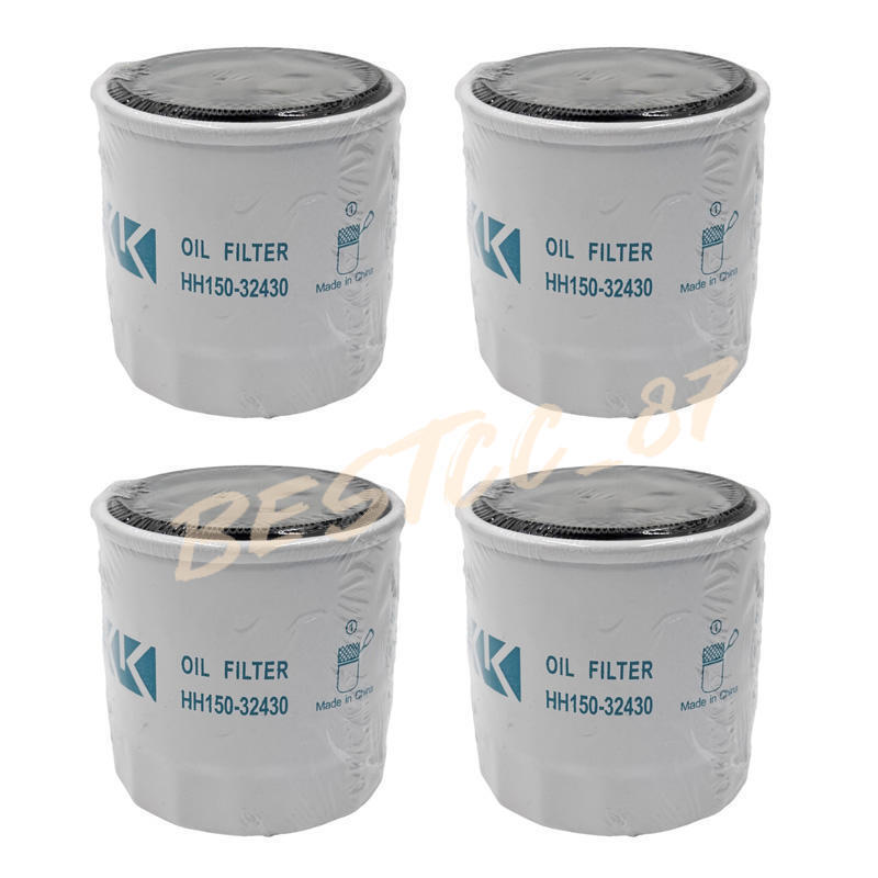 For Kubota HH1J0-32430 Oil Filter (Replaces HH150-32430) – 4 PACK
