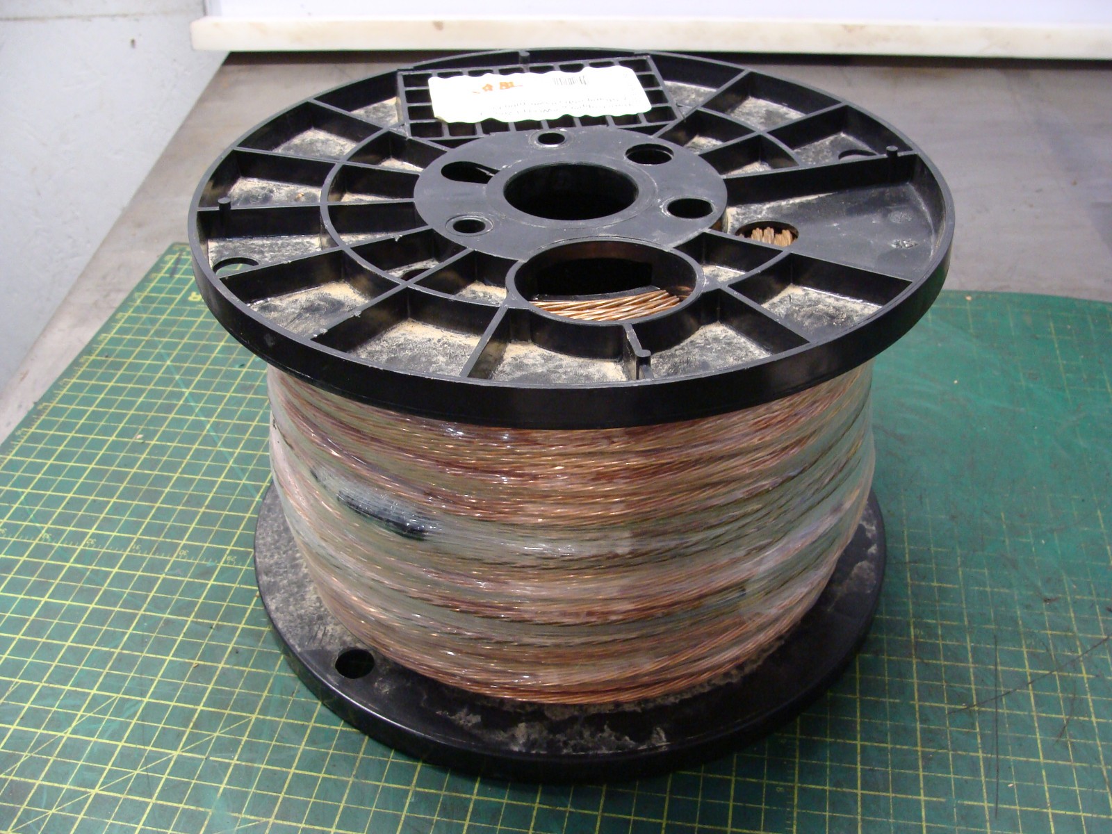 1000′ 6 AWG 7 STRAND BARE COPPER SOFT DRAWN WIRE SERVICE WIRE BST7S6-1000