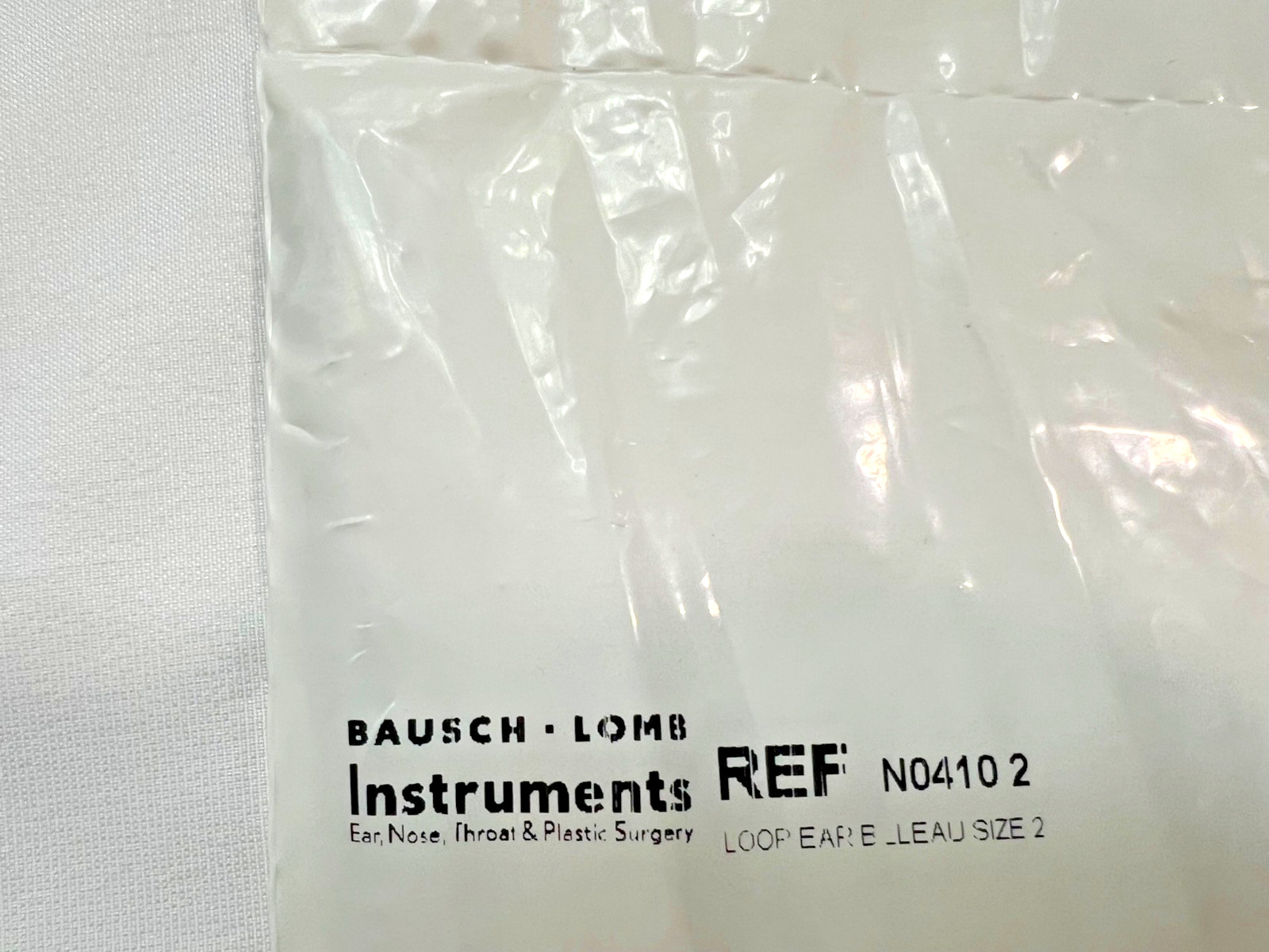 Bausch & Lomb Storz N0410 2 Billeau Ear Loop 3mm X 5mm Medium 6.4″ Length