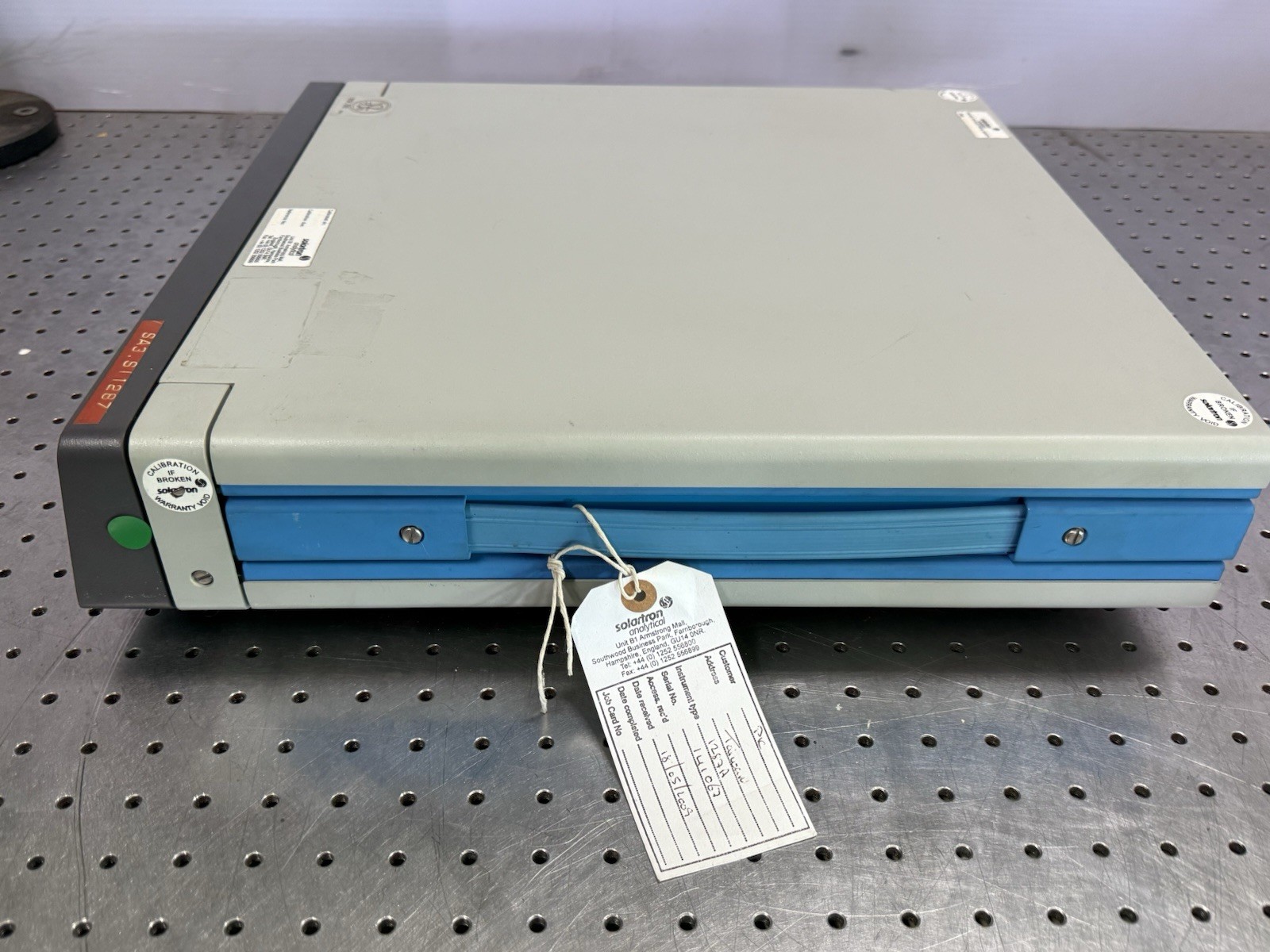 Solartron SI 1287 Electrochemical Interface Potentiostat Powers On As-Is