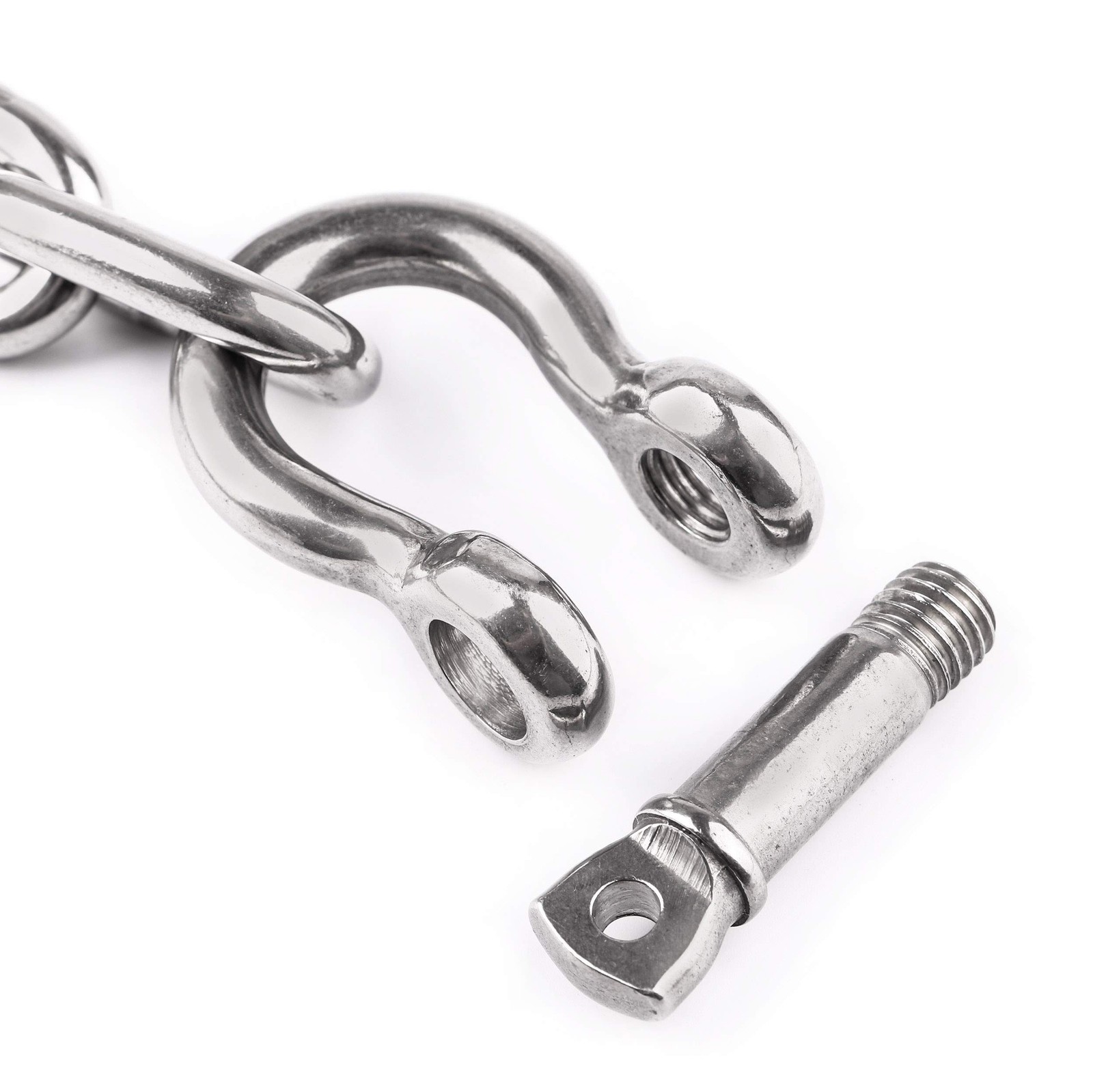5/16″ by 6 Foot Long Stainless Steel 316 Anchor Chain 7,600 lbs Minimum Break…