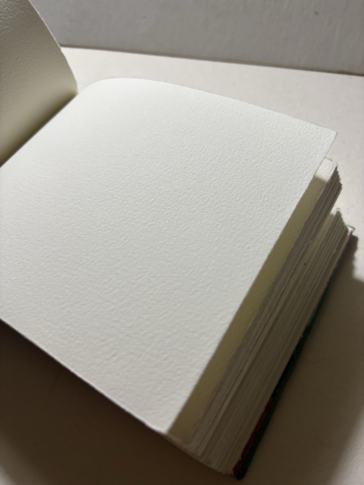 Handmade Flower Fabric – Arches Sketchbook Blank Book – 6.5 in. x 5 in.