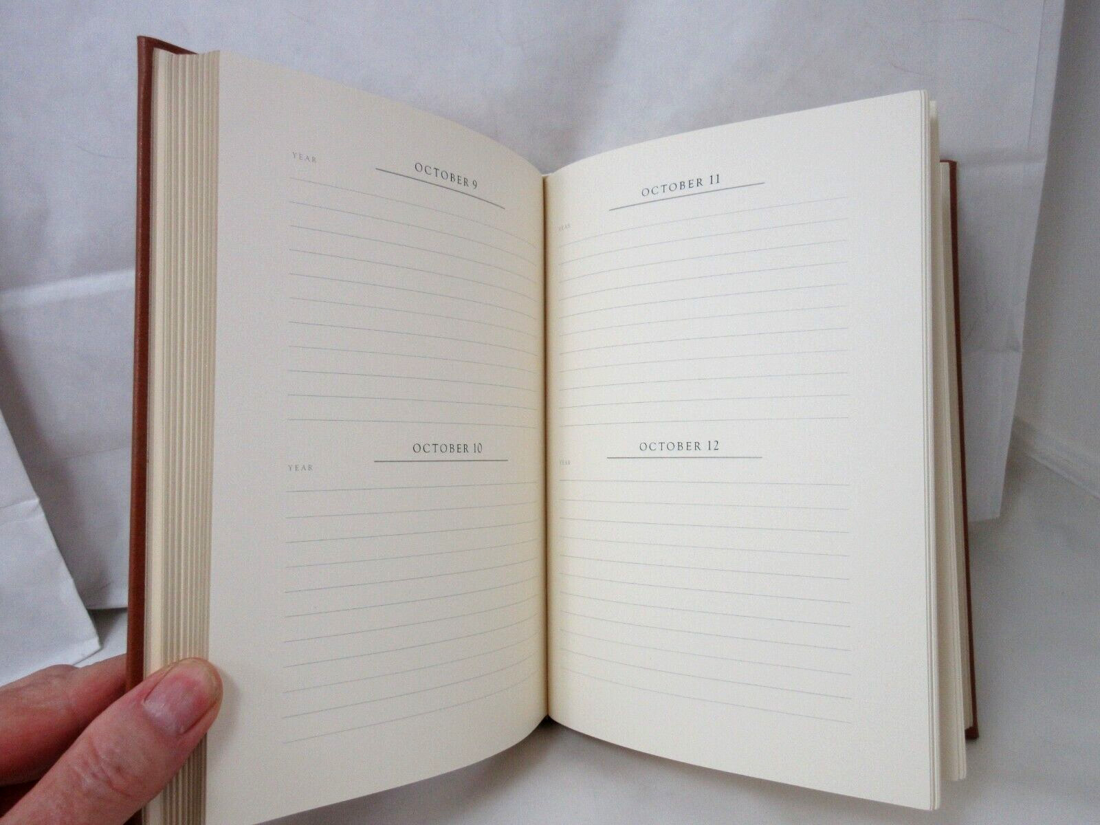 Personal Record: A Lifetime Memoir Heirloom Quality 8″ Leather Journal Levenger