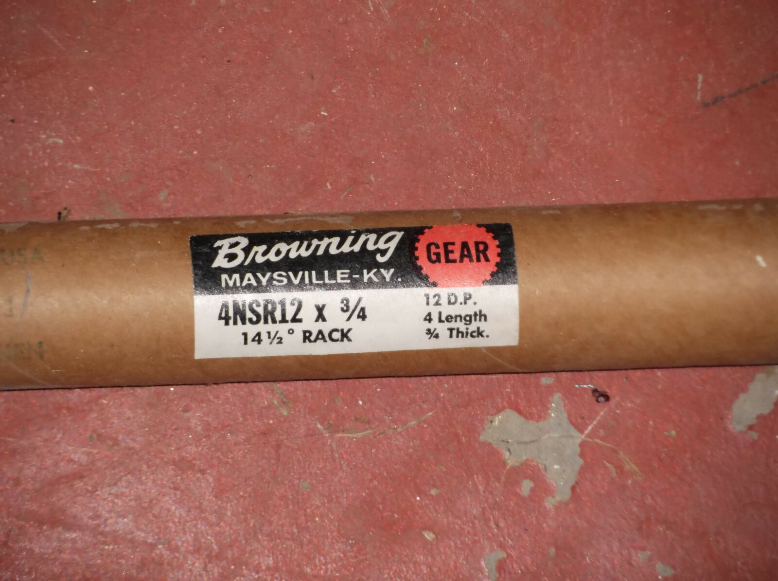 NEW, Browning 4NSR12 X 3/4″ GEAR RACK, 12 pitch; 4 ft.; 14.5 degree 3/4 in. .75