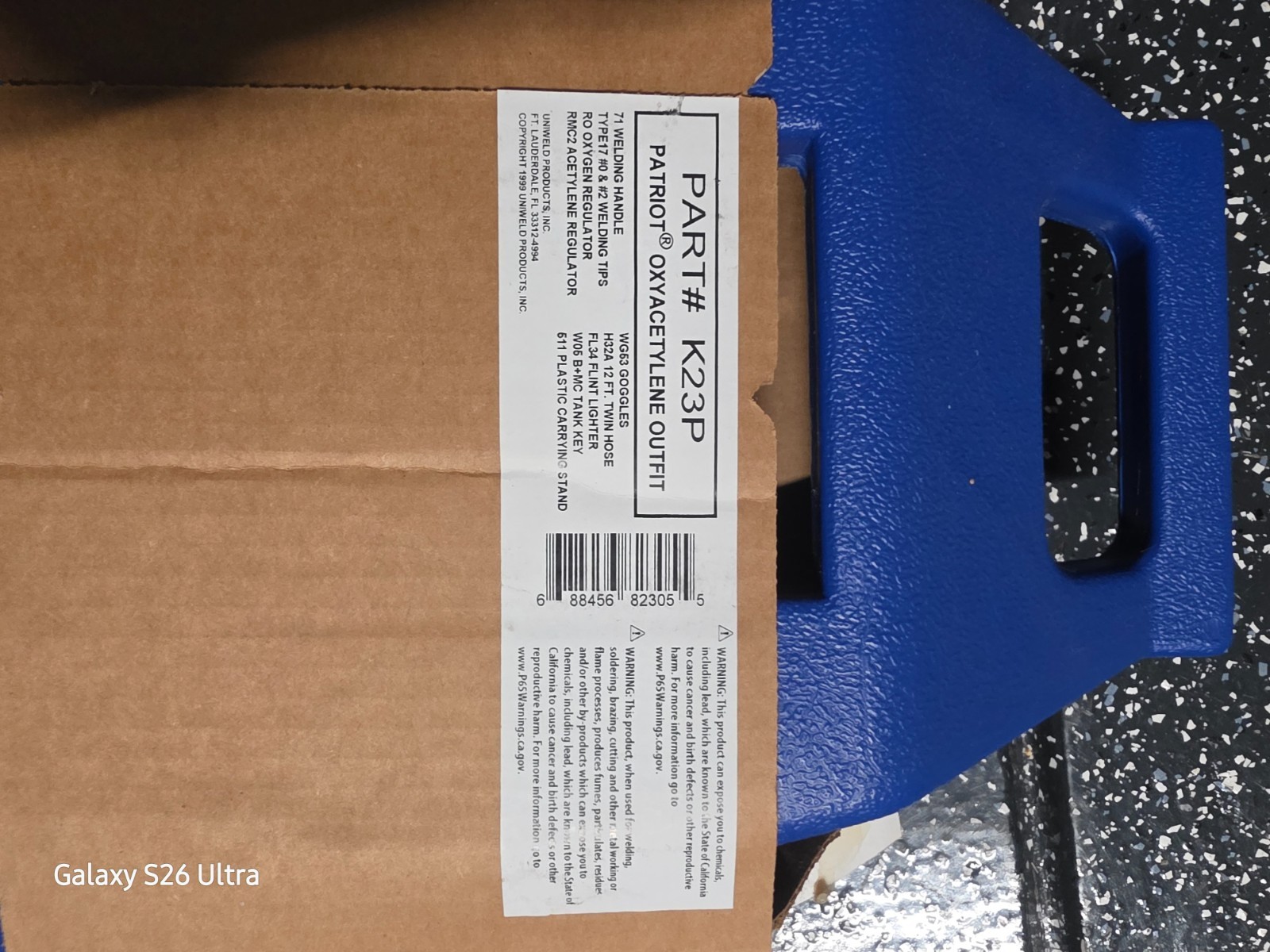 Uniweld K23P Welding Outfit, Patriot Weld/Braze 511 Standard