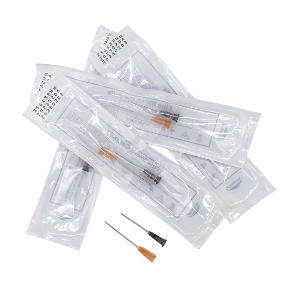 5pcs Professional Disposable Blunt Tips for Safe Face Lifting – 25g-38mm Gauge