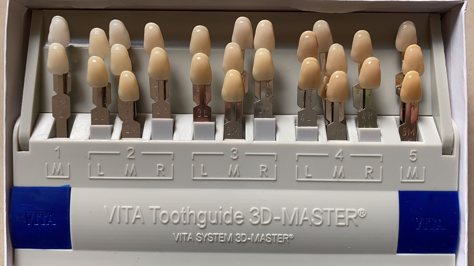 VITA Resin Dental Toothguide 3D Master 29 Colors With Bleached Shade Guide