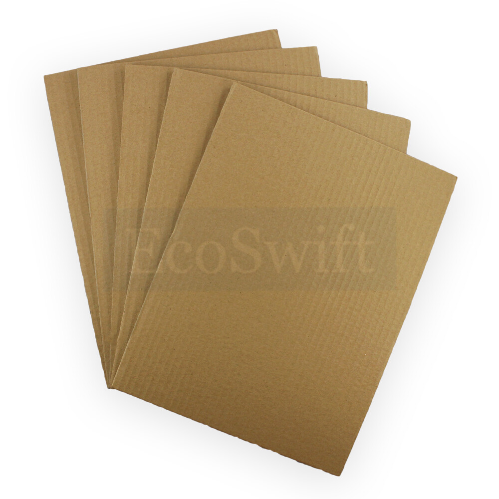 1-200 EcoSwift Corrugated Cardboard Pad Filler Insert 32 ECT 1/8″ Thick 8.5 x 11