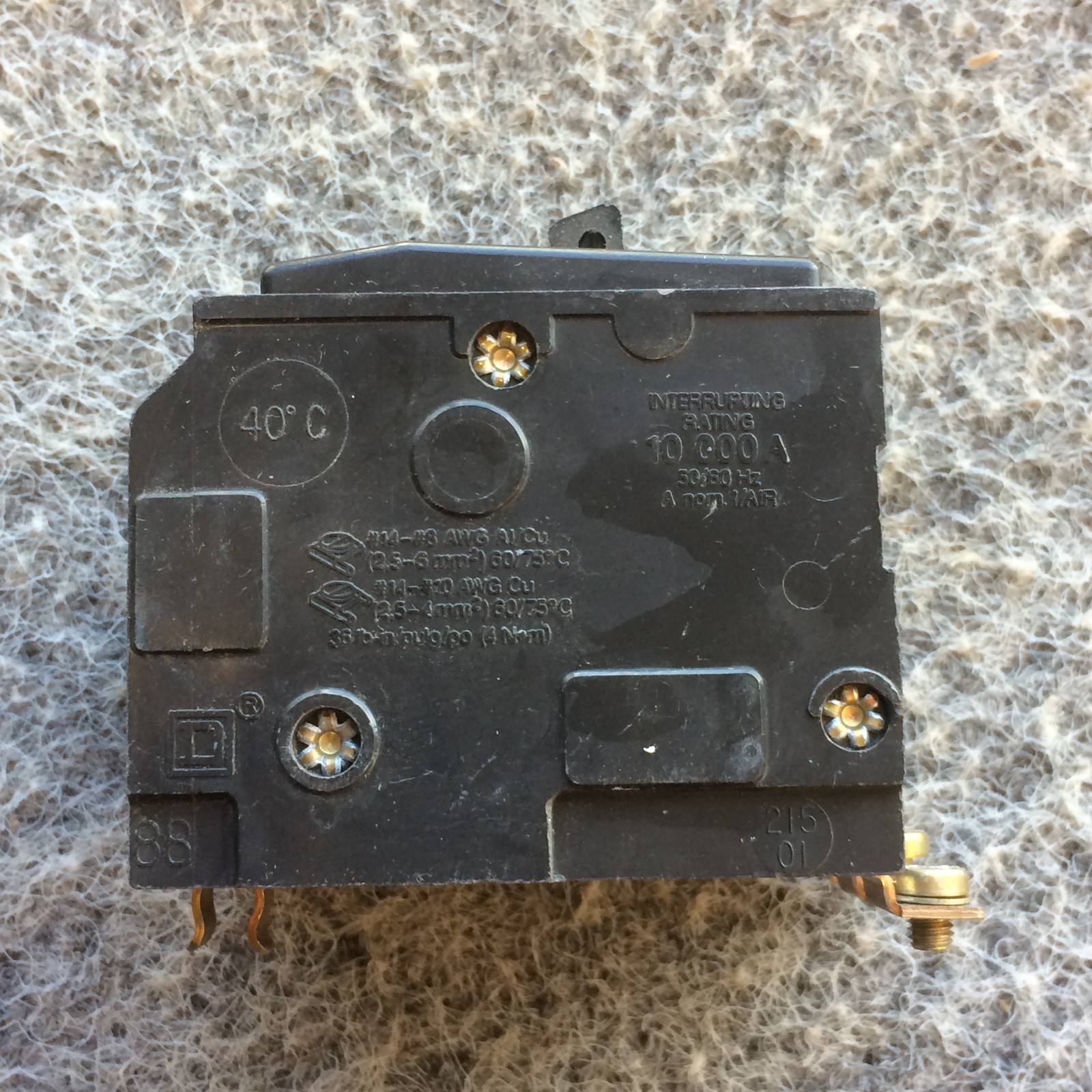 Square D QOB330 3 Pole 30 Amp 240V Bolt On QOB Circuit Breaker NOS