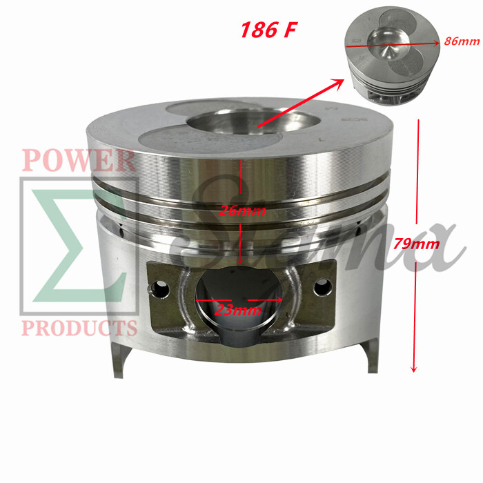 Gasket Piston Bearing Kit For Yanmar L100 & 186F 186FE 406CC 10HP Diesel Engine