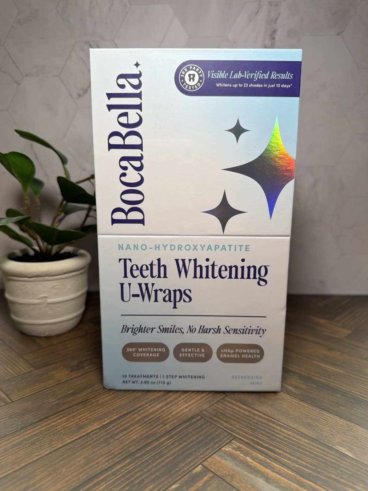 Boca Bella Teeth Whitening Trays 10 Count U Wraps New Sealed