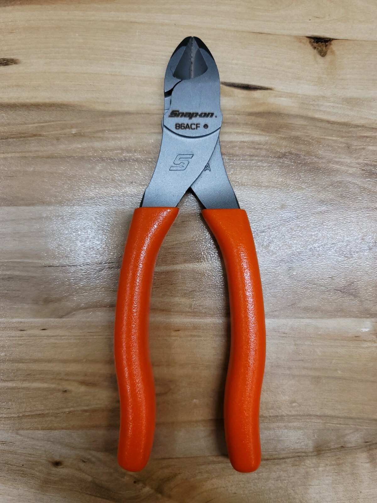 *NEW* Snap On Tools 86ACF 6″ ORANGE Diagonal Cutters FREE SHIPPING
