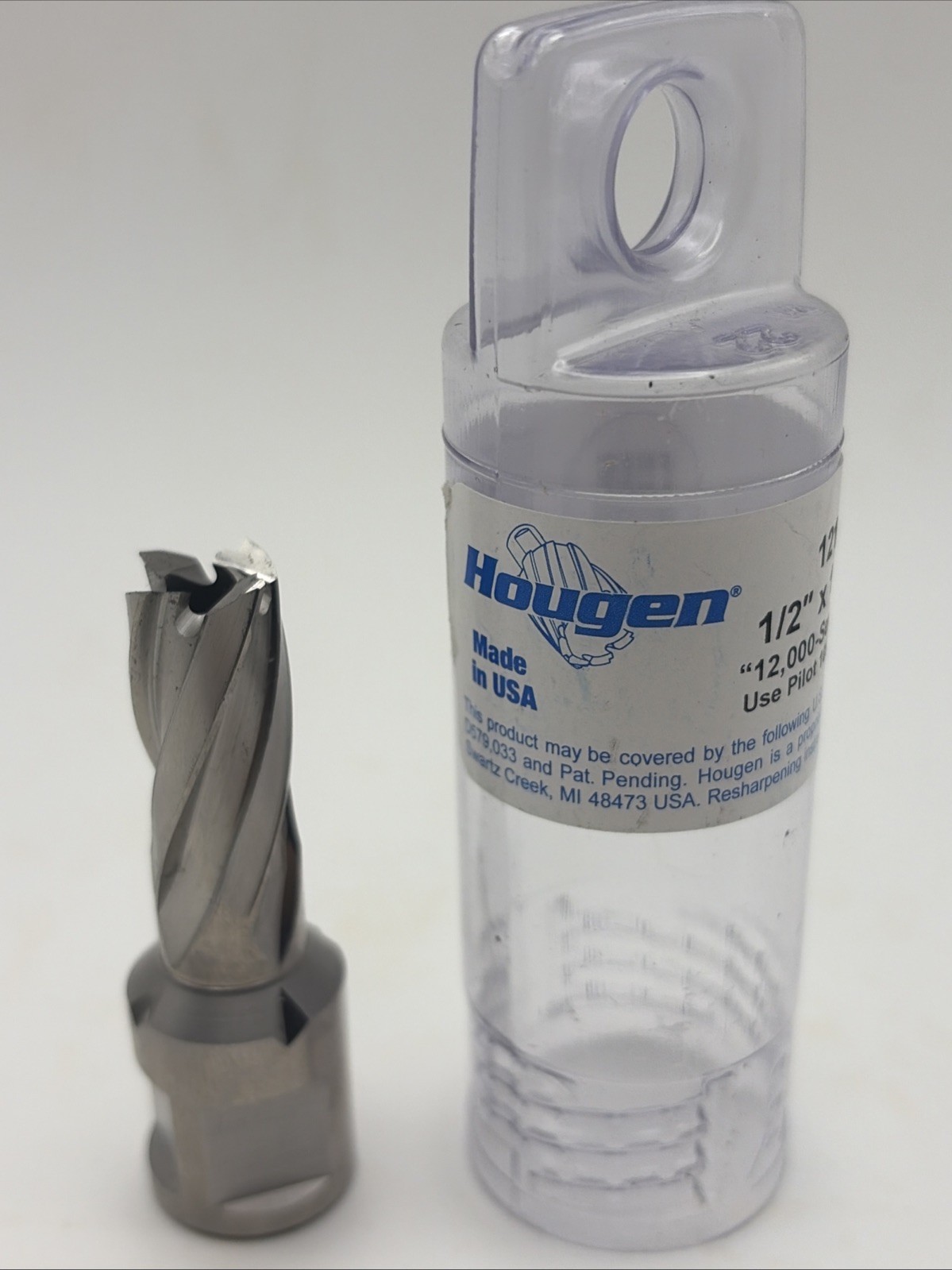 Hougen 12116 1/2″ X 1″ «12,000-Series» Annular Cutter New Open Box NO PILOT.
