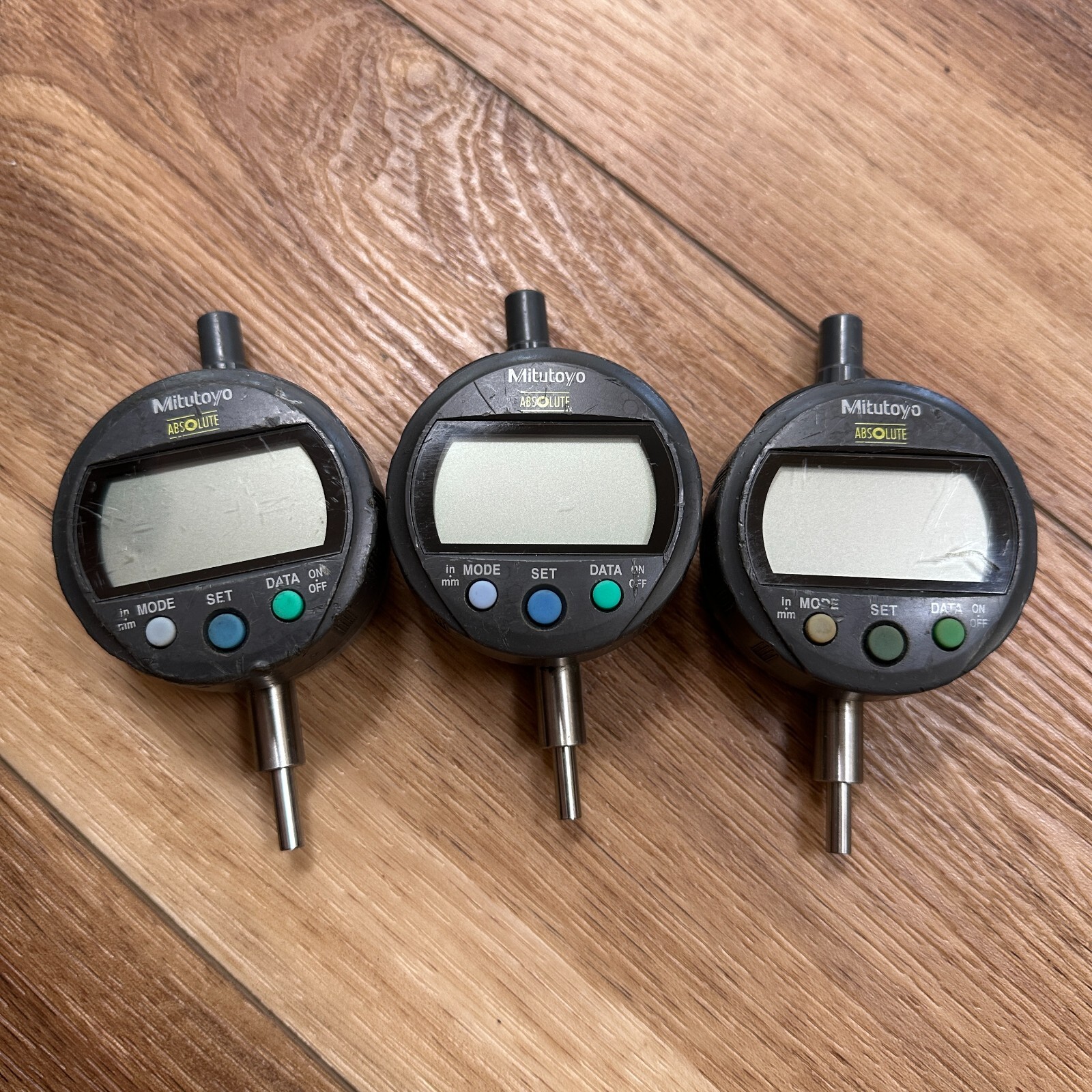 3- Mitutoyo 543-392B Digimatic Indicator 0-.5″/0-12.7mm Range .00005″ Resolution