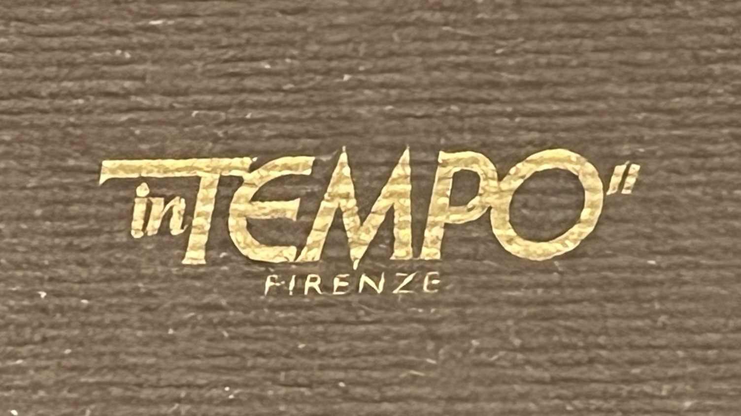 inTEMPO Firenze Italian Leather Padfolio Columbia University Made In Italy