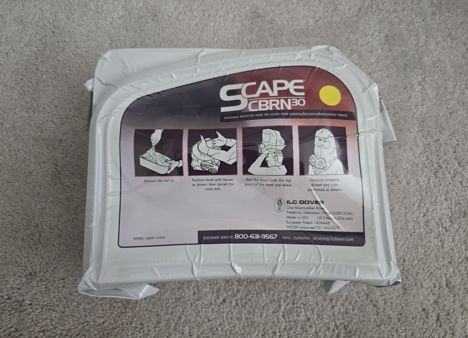 SCAPE CBRN30 Emergency Survival For Chemical Warfare