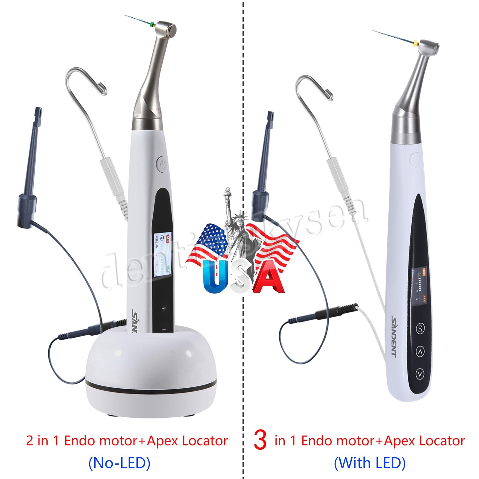 SANDENT Dental Endo Motor Reciprocating with Built-in Apex Locator 6:1
